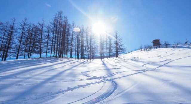 北海道のスキー場イメージ画像
