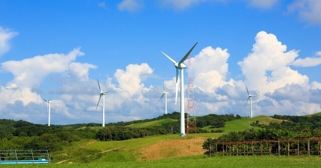 北海道の風力発電所イメージ画像