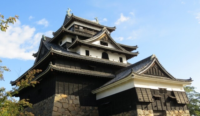 中国地方の観光地 島根県の松江城イメージ画像
