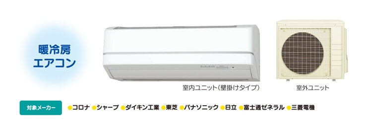 キャンペーン対象機器(エアコンイメージ画像)