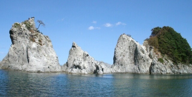 東北地方の観光地 岩手県の浄土ヶ浜イメージ画像