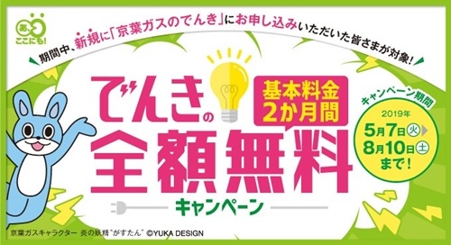 京葉ガスの電気キャンペーンイメージ画像