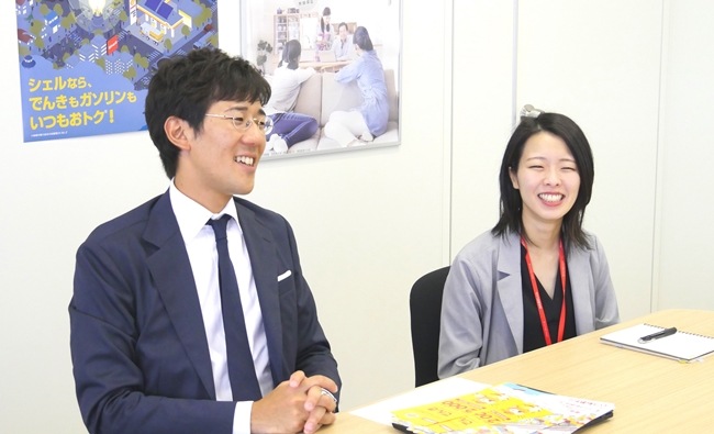 出光昭和シェルの長嶋さんと根占さんの画像
