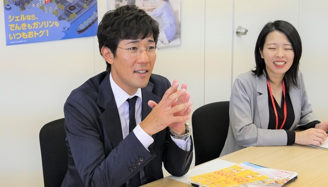 出光昭和シェルの長嶋さんと根占さん