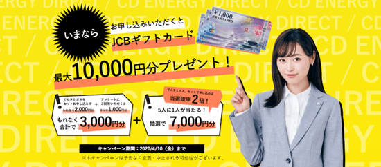 CDエナジーダイレクトキャンペーン