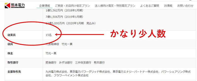熊本電力の企業情報